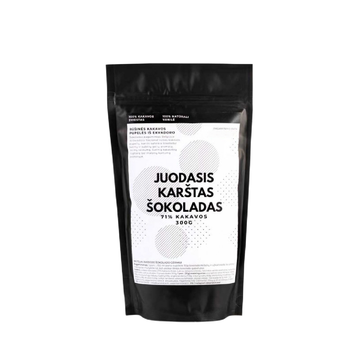 Juodasis karštas šokoladas 300 g | Baristokrat