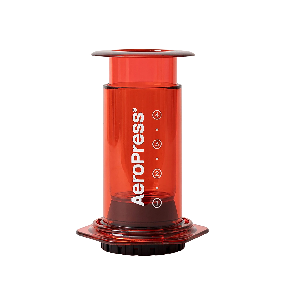 AeroPress kavinukas CLEAR RED Coffee Maker
