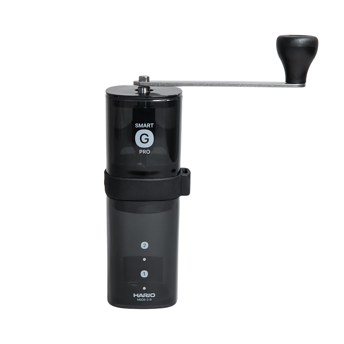 Hario Smart G Pro Transparent Black kavos malūnėlis